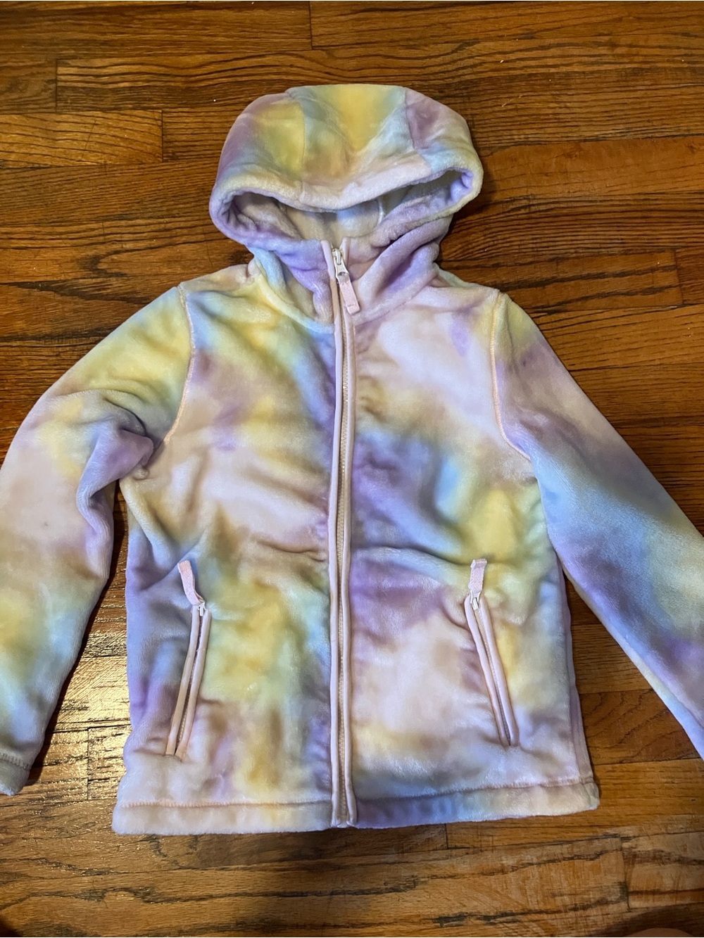 8 years old girls Lands' End Hooded Fleece Jacket
